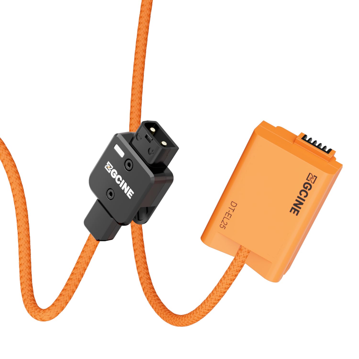 ZGCINE DT-EL25 Dummy Battery, wejście D-Tap