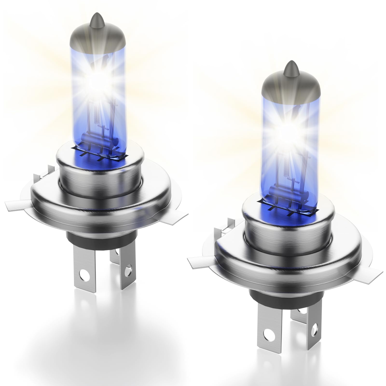 LUMYNARE H7 Halogen Headlight Bulbs, 5500K Bright White, 1800LM, 55W 12V Standard High Beam or Low Beam or Fog Light Bulbs, High Brightness Headlight Bulb for Car, Plug and Play, No Glare, 2 Pack — view 14