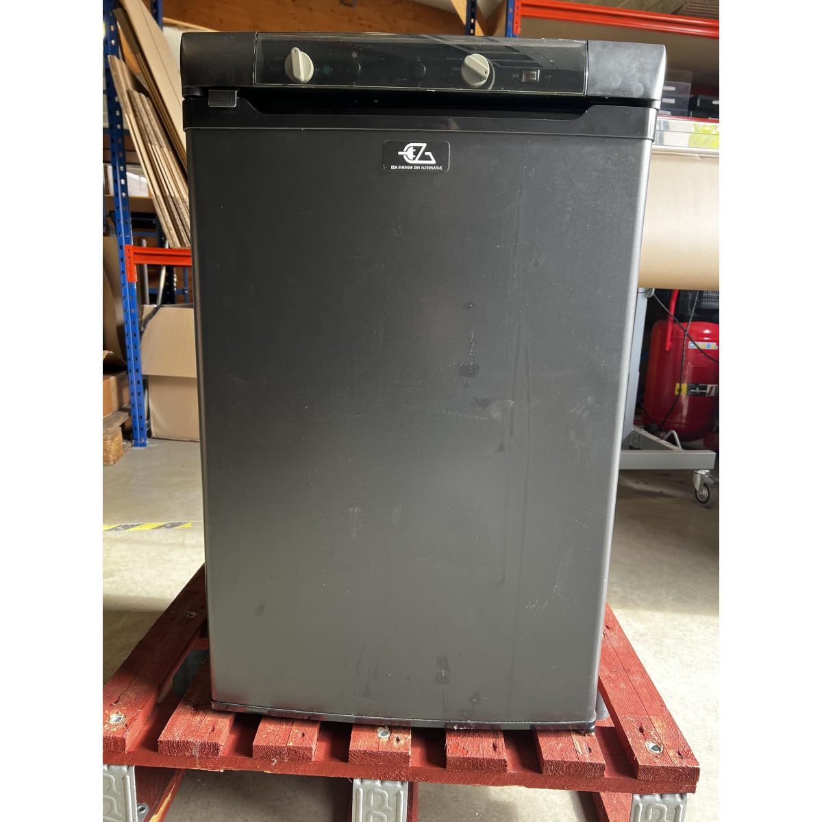 EZA Odnowiona lodówka 3-drożna absorpcyjna 100 l, 12 V, 230 V, samochód kempingowy