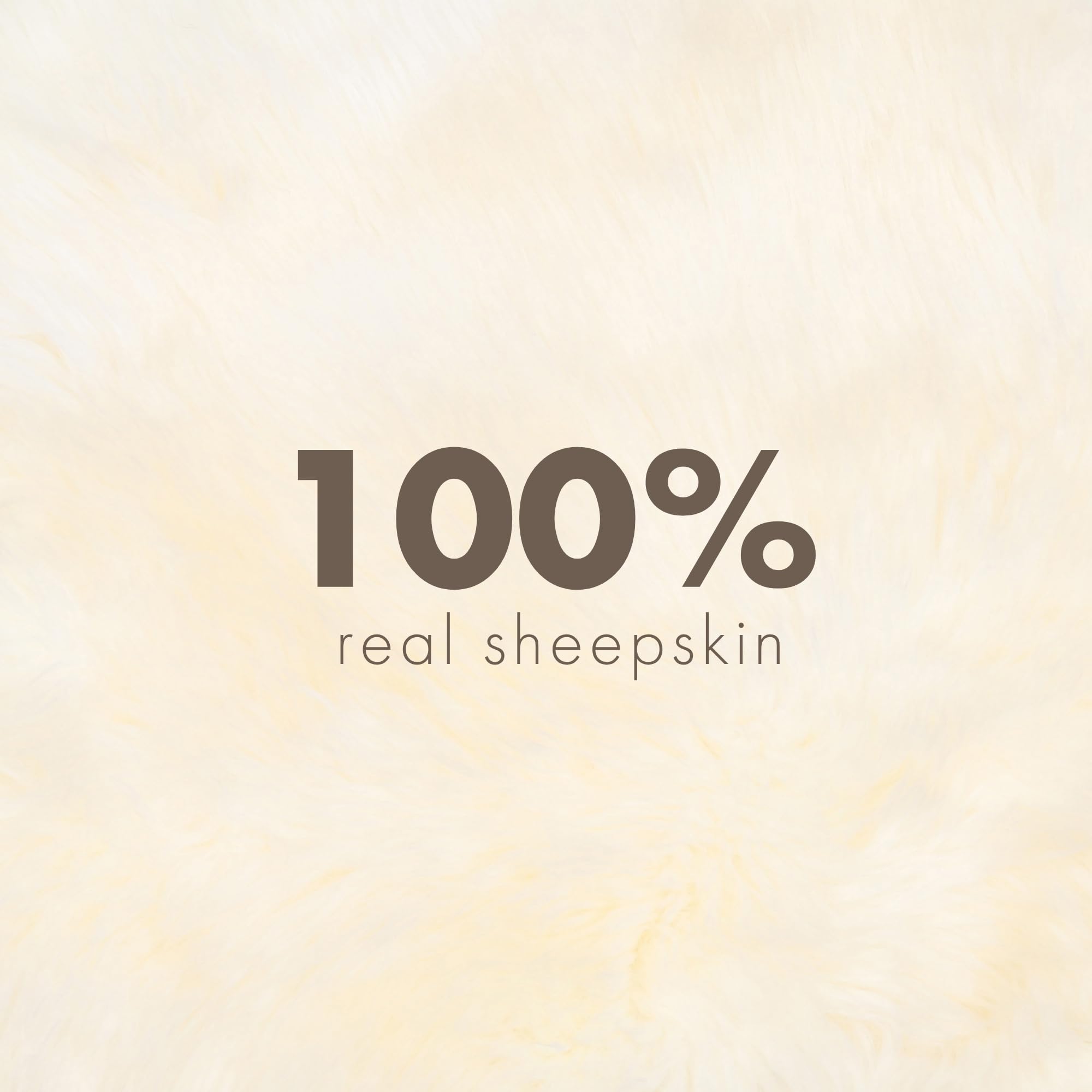 Nordic Sheep Housse de Coussin en Peau de Mouton 50x50cm, Blanc | Peau de mouton véritable, douce et moelleuse, parfaite pour canapé et lit, plusieurs couleurs