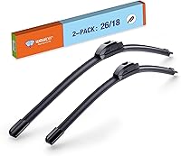 Vista 16 de Limpiaparabrisas de repuesto de 20 + 20 pulgadas para automóvil, limpiaparabrisas prémium para todas las estaciones, calidad de equipo original