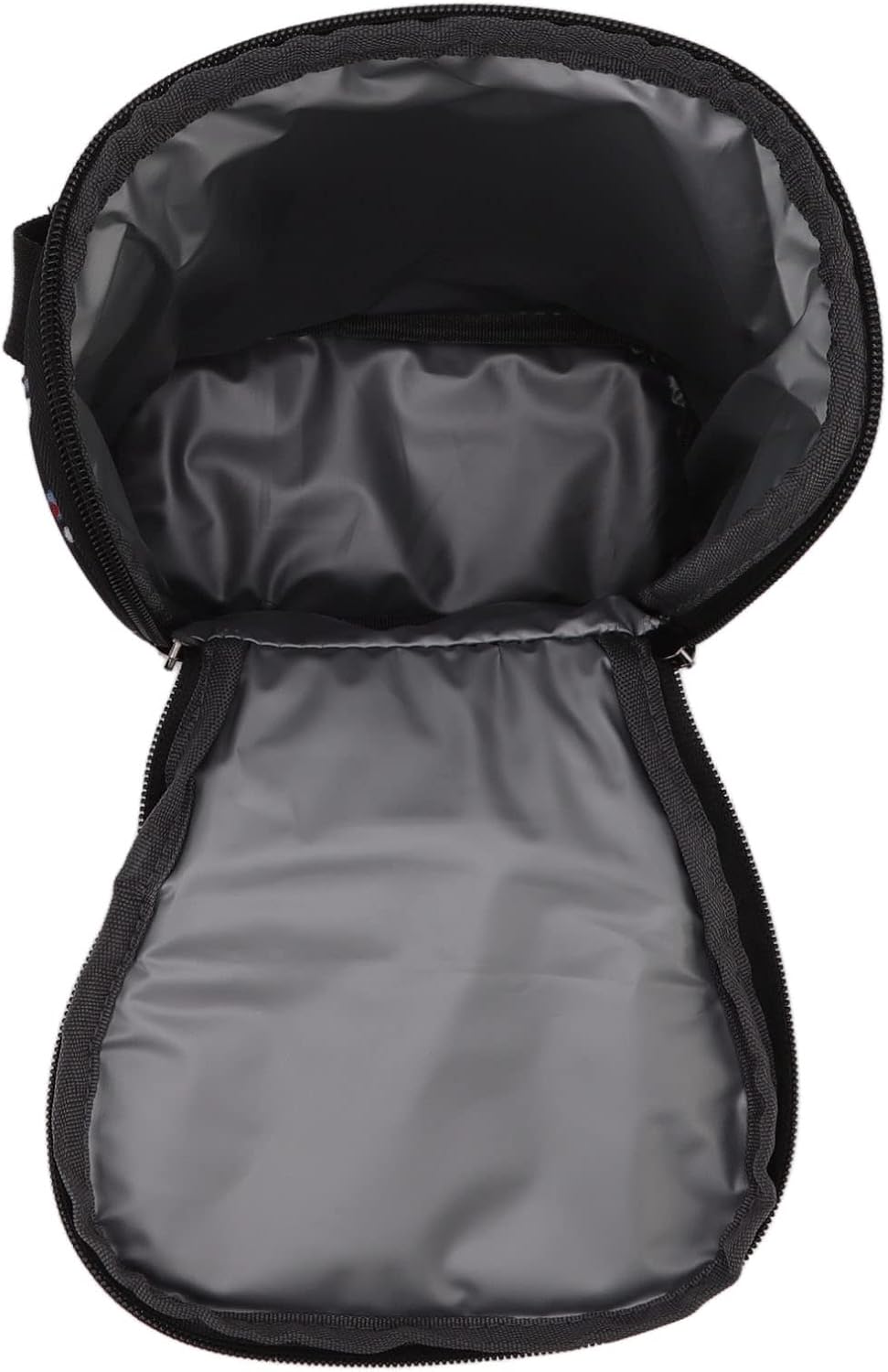 Pilipane Baby Bottle Thermal Bag Bottle Storage Bag Nylon Insulation Tote Pouch for Outdoor (Black with Small Floral)