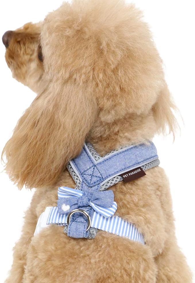 ペットパラダイス デニム リボン アクティブ ハーネス ｓｍ 627 ペットパラダイス ハーネス 通販 Amazon