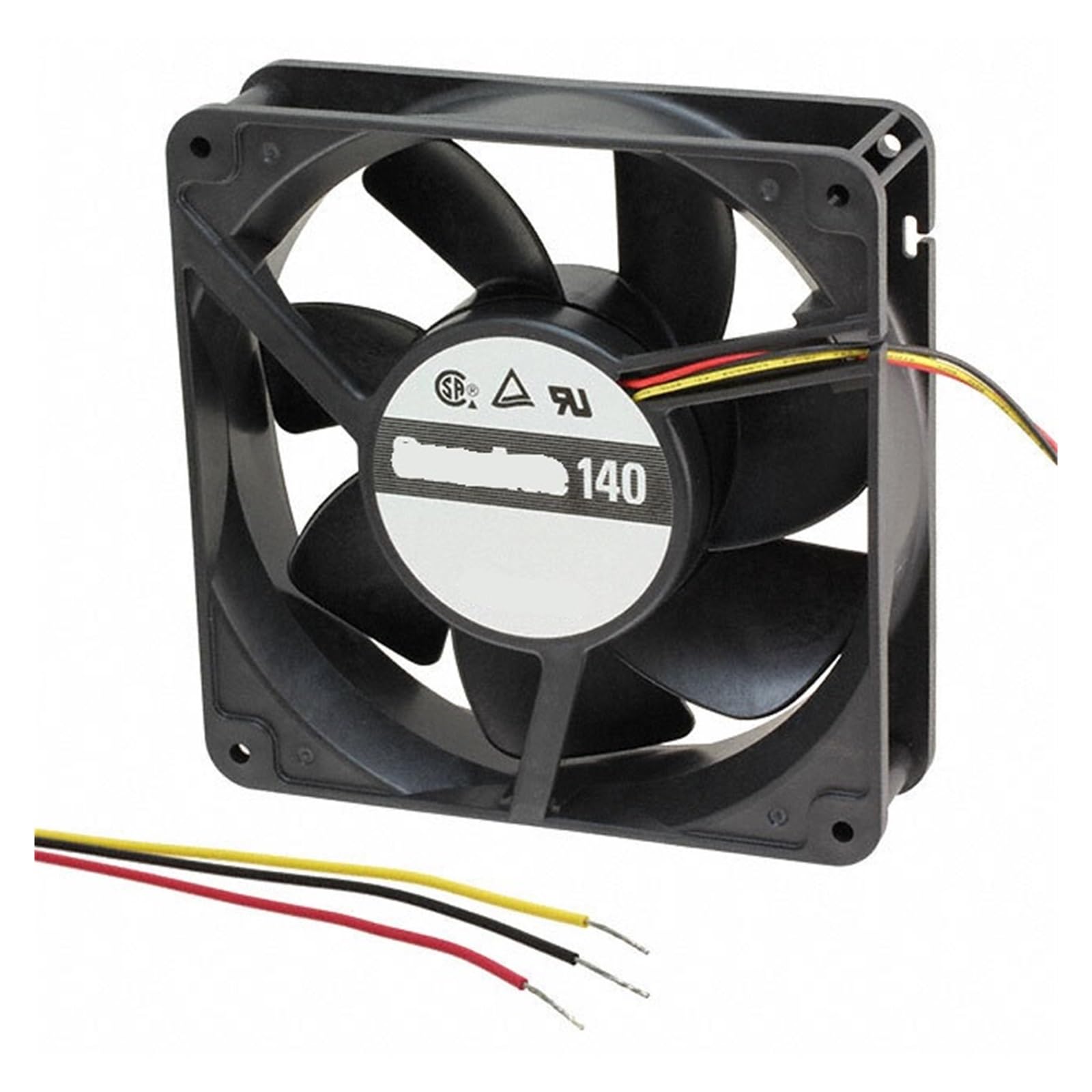 Lzikkgki One Color 109P1412h101 12Vdc Fan 140X140x38mm 8.76W 3Wire 2600Rpm