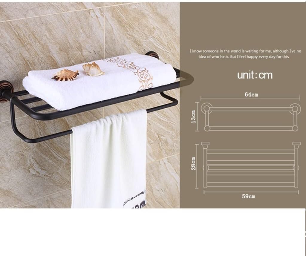 タオルレール壁掛け、オール銅ヨーロピアンタオルラック、バスルーム