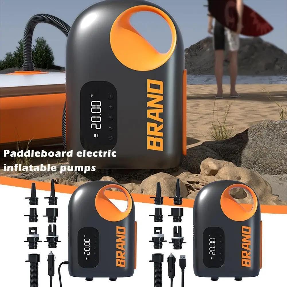 Bomba eléctrica de pádel 18000mAh,Bomba de aire eléctrica 20 psi,Bomba de aire portátil Sup,Inalámbrico,Iluminación LED,para tablas de surf, tiendas y otros aparatos inflables