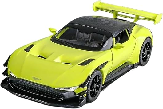 1 32 for Aston Martin Vulcan Alloy Sports Car Metal Mini Racing Vehicles Simulation Boys Adult Gift Simulation Vehicle PlaysetGreen