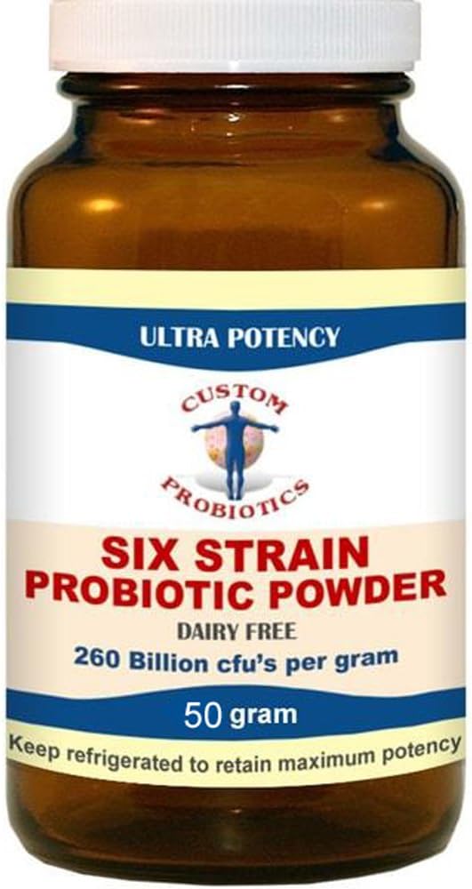 Custom Probiotics Six Strain Probiotic Powder (50 gram)