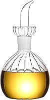 Vista 1 de ELETON Dispensador de aceite de oliva de bola a rayas, no necesita embudo, botella de aceite fácil de rellenar con vertedores, botella dispensadora
