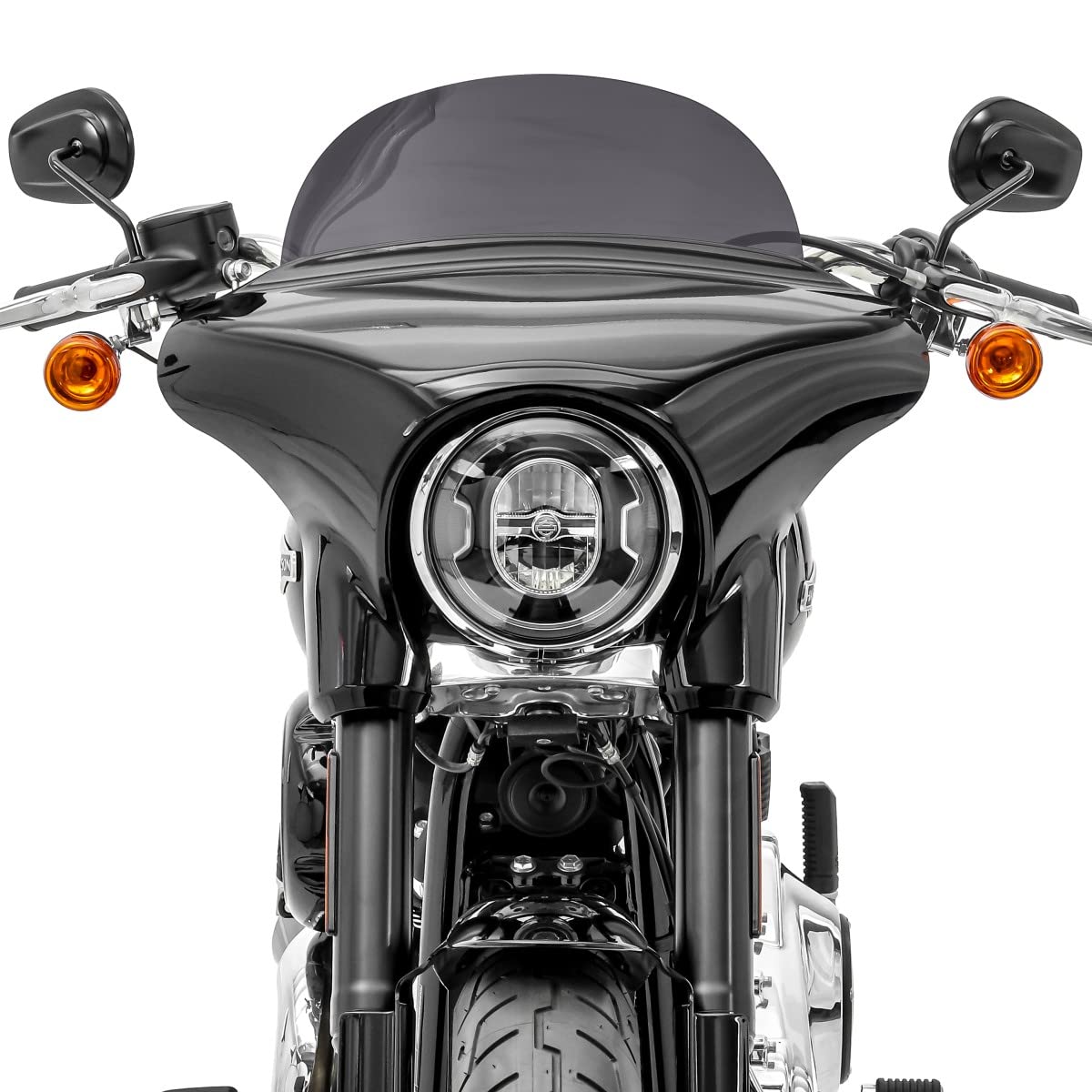 Pare-Brise pour Harley Sport Glide 18-20 Craftride M Saute Vent fumé foncé
