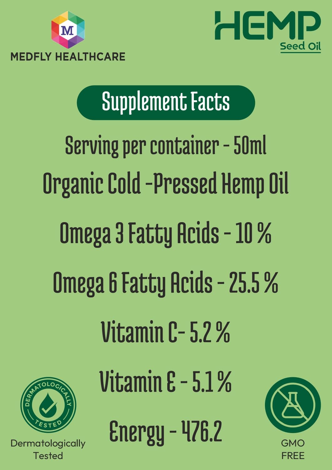 Hemp Seed Oil for Dogs & Cats, 50ml, Separation Anxiety, Stress Relief, Calming & Natural Pain Relief I Omega Rich Supplement 1