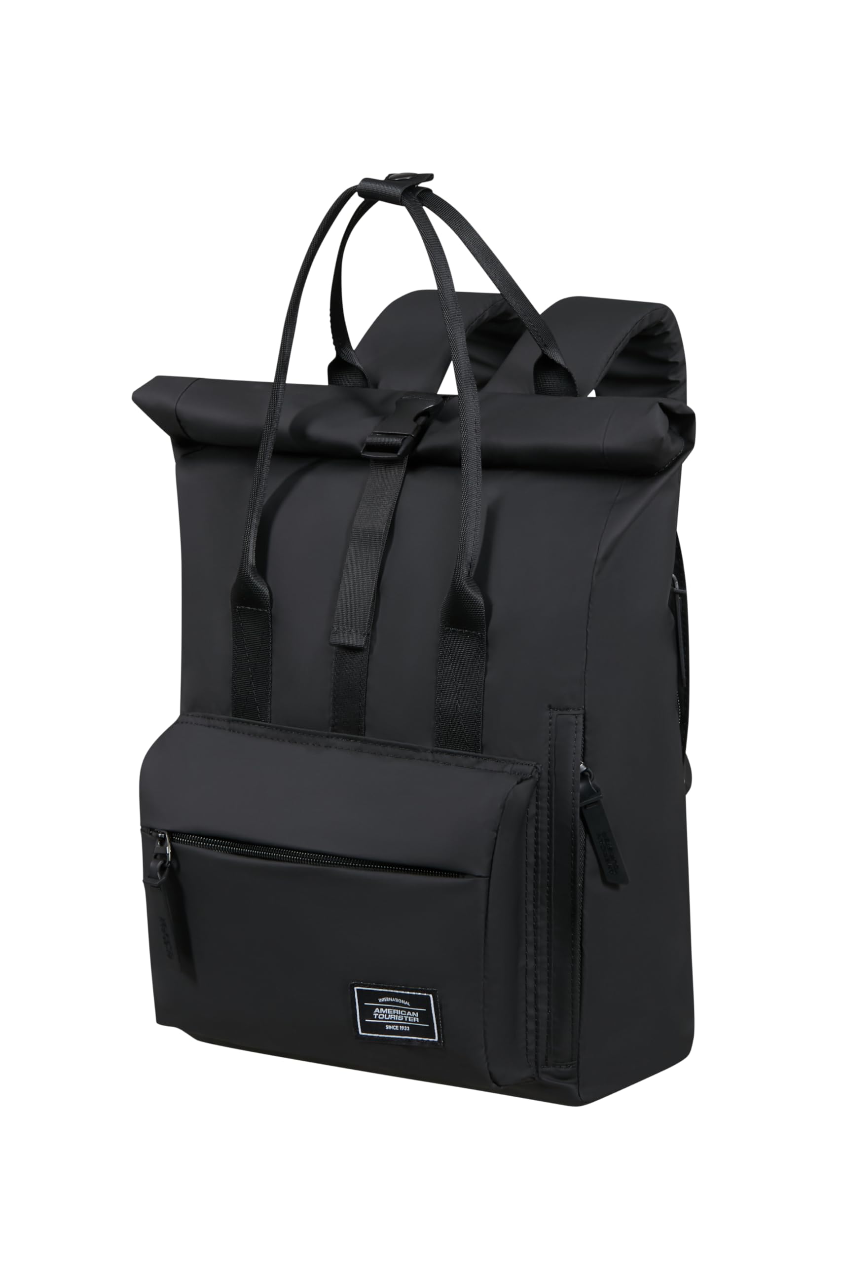 American Tourister Urban Groove UG16 Puff - Women's Backpack with Hidden Back Pocket, Casual Backpack for Everyday Use, 17L, Schwarz Code