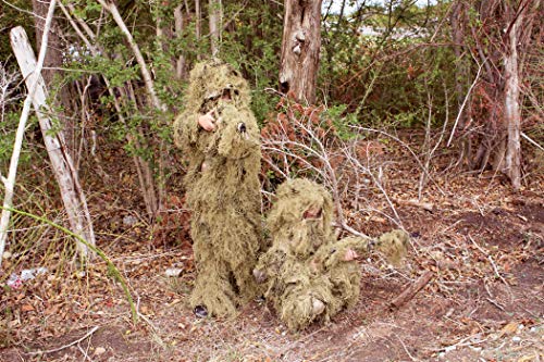 Red Rock Outdoor Gear Men's Youth Ghillie Suit, Desert Camouflage, 10-12 - Thumbnail 3