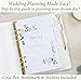 Wedding Planner Book and Organizer - Faux Leather 'Future Mrs' Wedding Planning Book and Organizer 2025-26 I Wedding Binder with. Pen Bookmark & Stickers & Bridal Countdown Calendar I Designed in USA