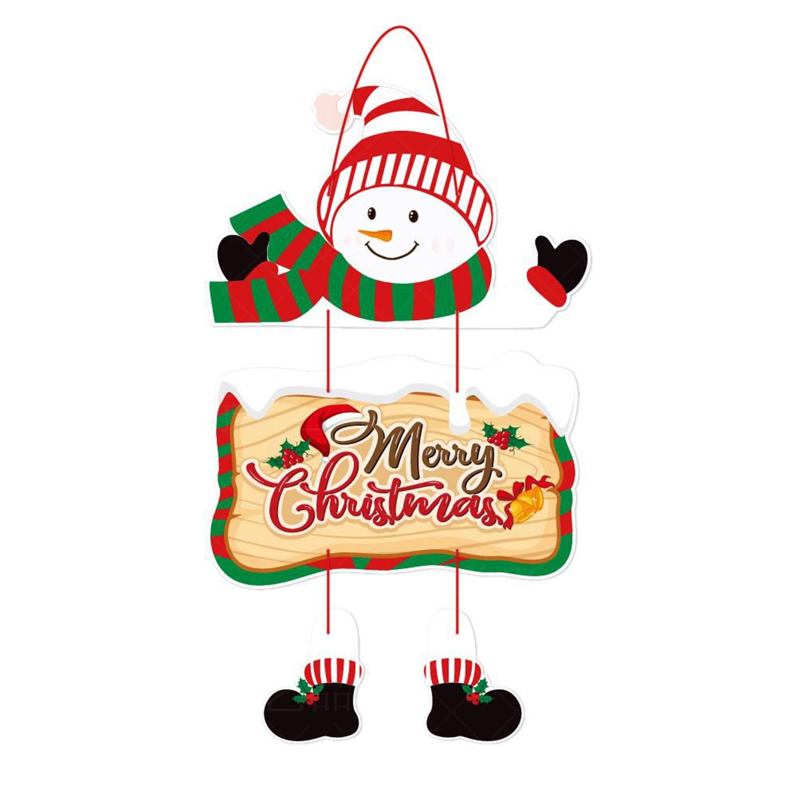 Carotoe E Caroto Festival Hanging Pendant With Lanyard Christmas Themed Door Hanger Decoration Stylish Paper Ornament Party Supplies Christmas Party Supplies
