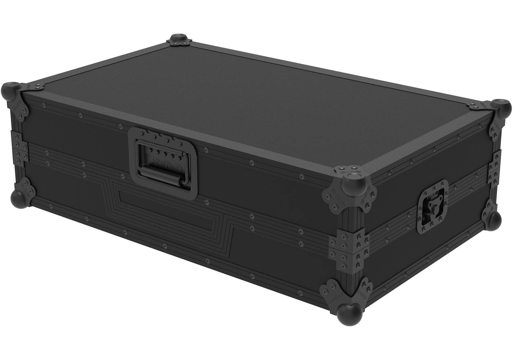 Zomo Flightcase P-DDJ-FLX10 Plus NSE – kompatibel mit Pioneer DJ DDJ-FLX10 – DJ Equipment Case mit Laptopablage 804 × 525 × 209 mm – Schwarz – Robustes Sperrholz