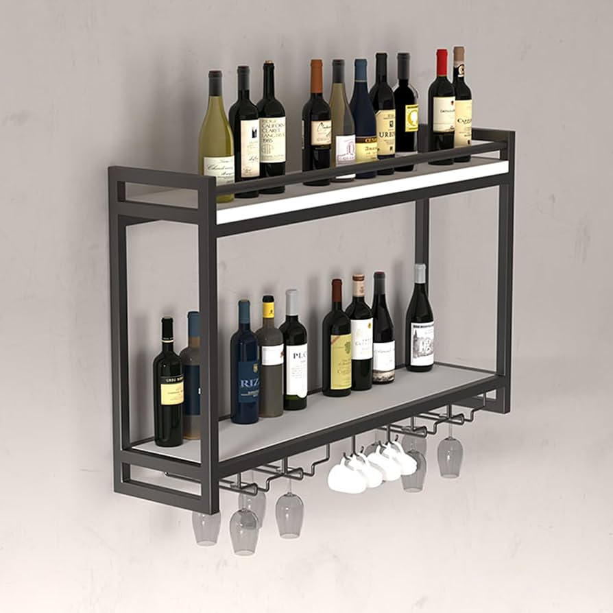 ウィスキー/ワイングラス ラック 壁掛けも可能 ウィスキー/ワイングラス ラック 壁掛けも可能