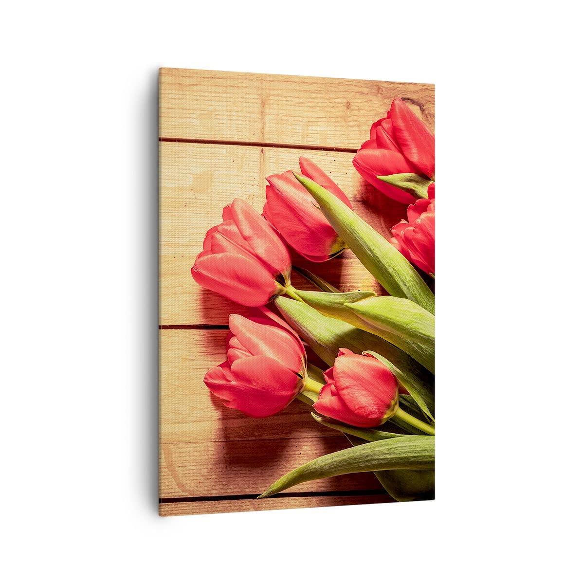 ARTTOR Stampe da Parete Moderne Verticali 70x100 cm Botanica Fiori - 2867 | Tulipani Bouquet Estate Quadro Decorativo Grande Soggiorno Camera da Letto Decorazione da Parete Arte da Parete ARTTOR