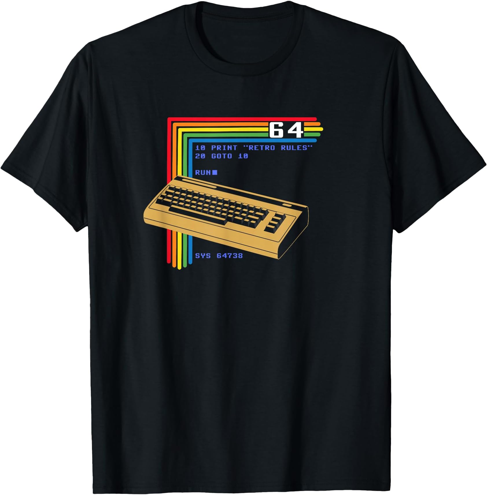 Retro Computer C64 T-Shirt