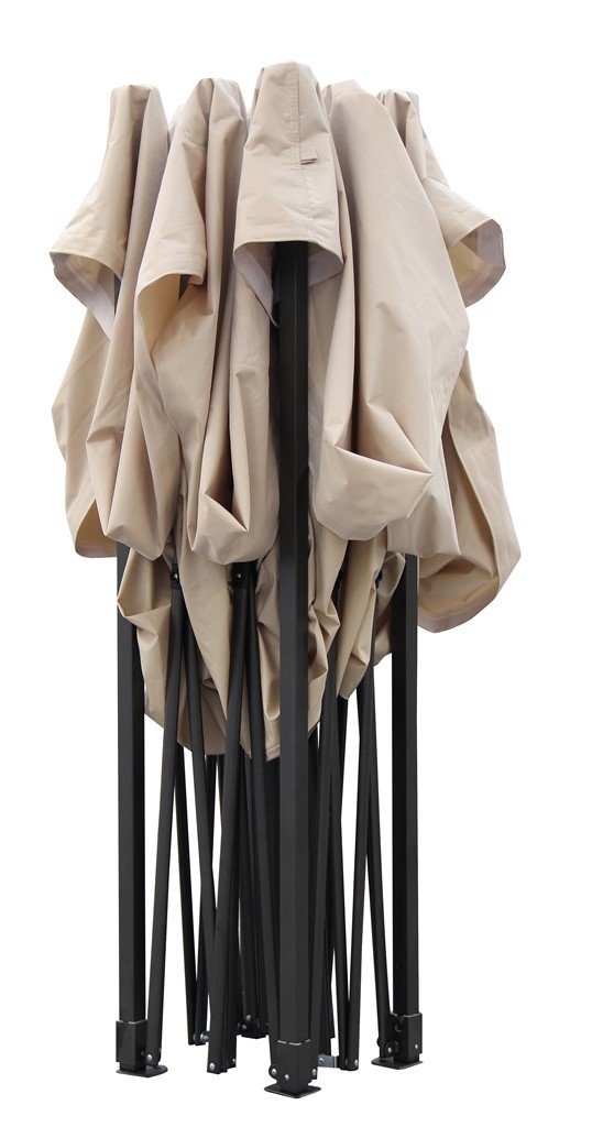 All Seasons Gazebos 3x3 Fully Waterproof Pop up Gazebo With 4 Zip up