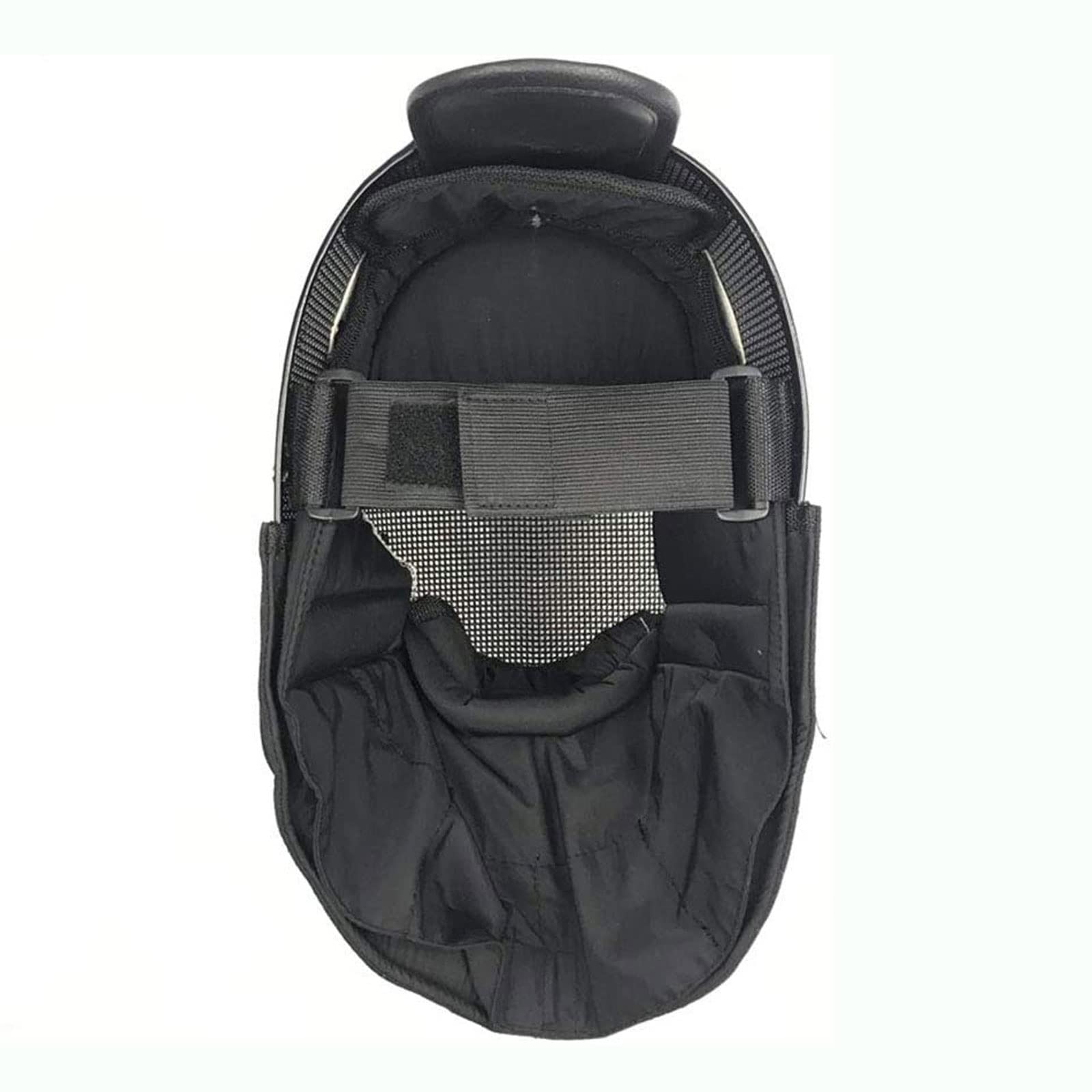 Fechttrainer-Helm Fechttrainer-Mütze (mit Abnehmbarem Futter) 1600N Fechttrainingsgeräte (Dicke : Black, Size : L)