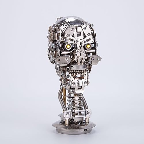 Miniatura 2 de Rompecabezas de metal 3D, kit de modelo de esqueleto mecánico, 200 piezas de rompecabezas de acero inoxidable 3D, rompecabezas de bricolaje