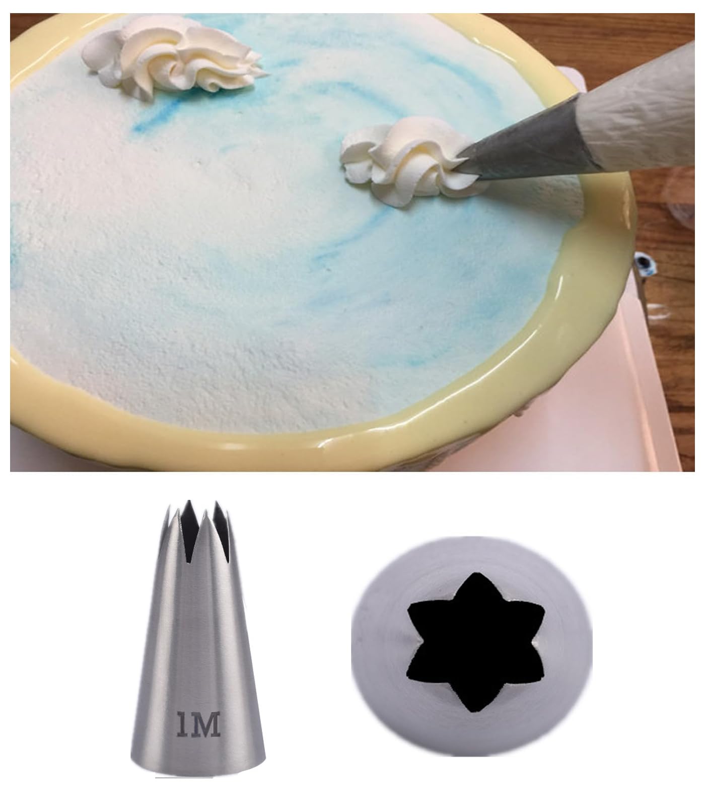 3 boquillas para pastelería de 1 m, suministros de decoración, boquillas para crema de mantequilla