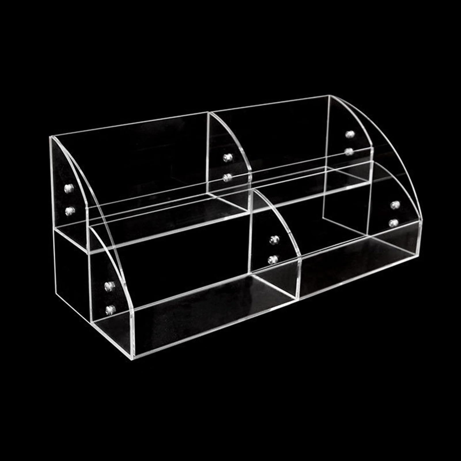 oringnat Clear Display Stand 1 2 3 Tiers Acrylic Display Risers Shelf Cupcakes Dessert Stand Display Stand Figures Display Shelf