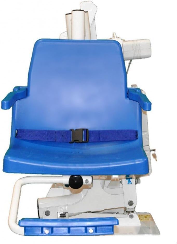 Global Lift Corporation AMC375NS C-375 Stainless Steel Commercial Series Lift & AMSEATC375 C-375 Commercial Series Seat Box, 375 lbs Capacity, 42" Length x 22" Width x 40" Height