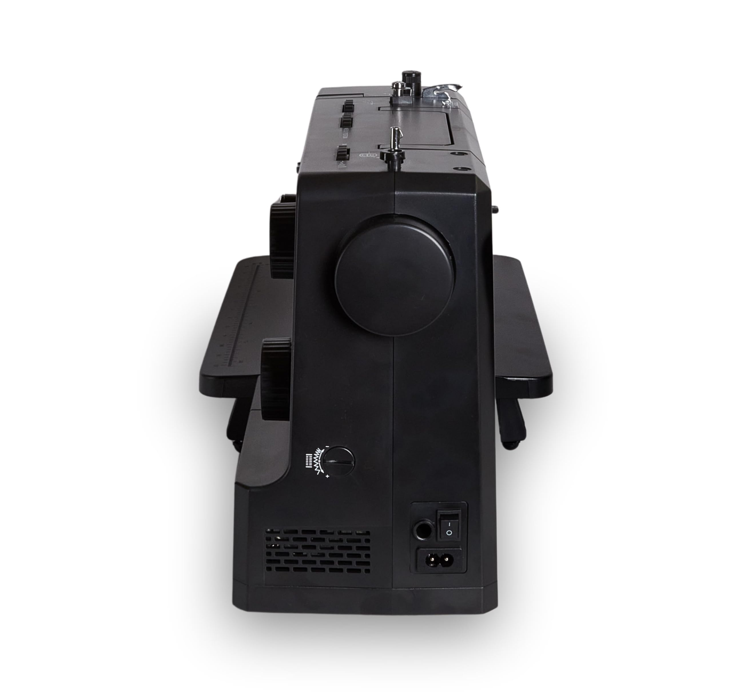 Jaguar SJ-34E Macchina per Cucire Robusta Super Jeans | 34 Punti | Elettronica | Tavolo di Estensione | Infila-Ago Automatico | Spolina a Inserimento | Motore Servo | LED | Braccio Libero | Per Tessut