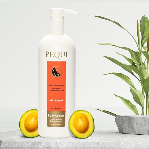 Miniatura 6 de Pequi Loción corporal hidratante  32 oz hidratante mejorado rejuvenece la piel seca y dañada calmante hidratante humedad profunda todo natural