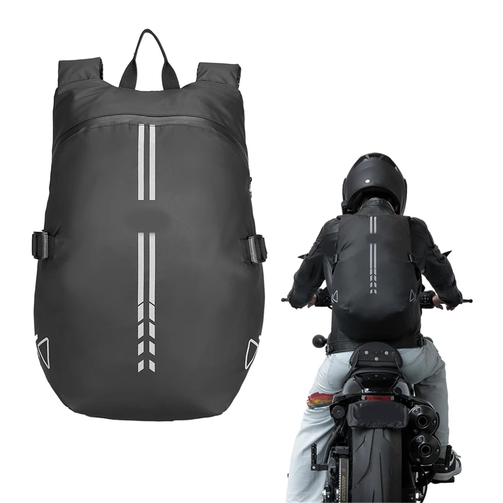 Borsa Per Moto 40L Zaino Per Casco Da Impermeabile Per Sportster Softail Dyna Touring