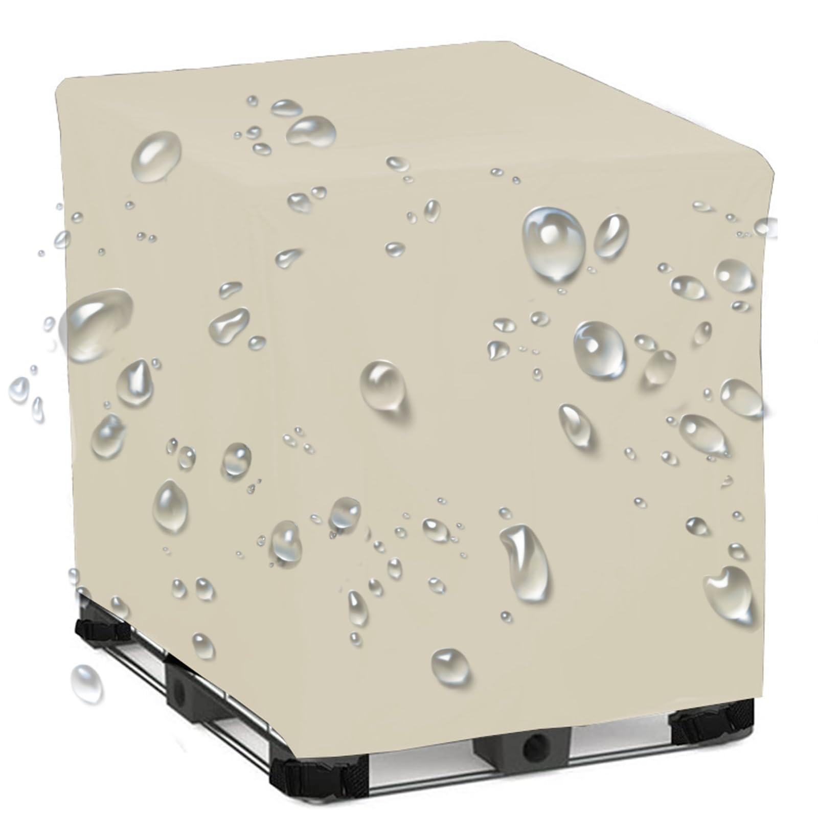 IBC - Funda impermeable para depósito de agua de lluvia 420D, para contenedores IBC de 300L/600L/800L/1000L (tamaño: 800L 120x80x116CM)
