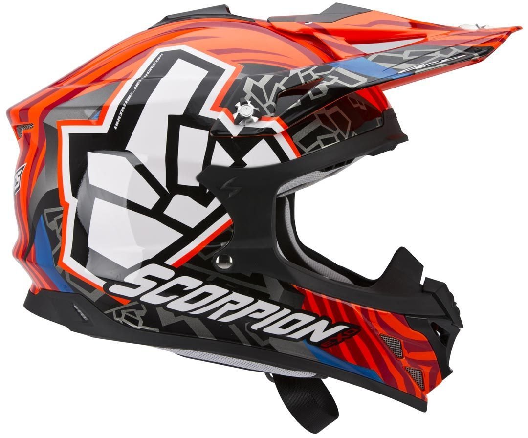 Scorpion VX-15 Evo Air Rok Bagoros Motorcycle Cross Helmet