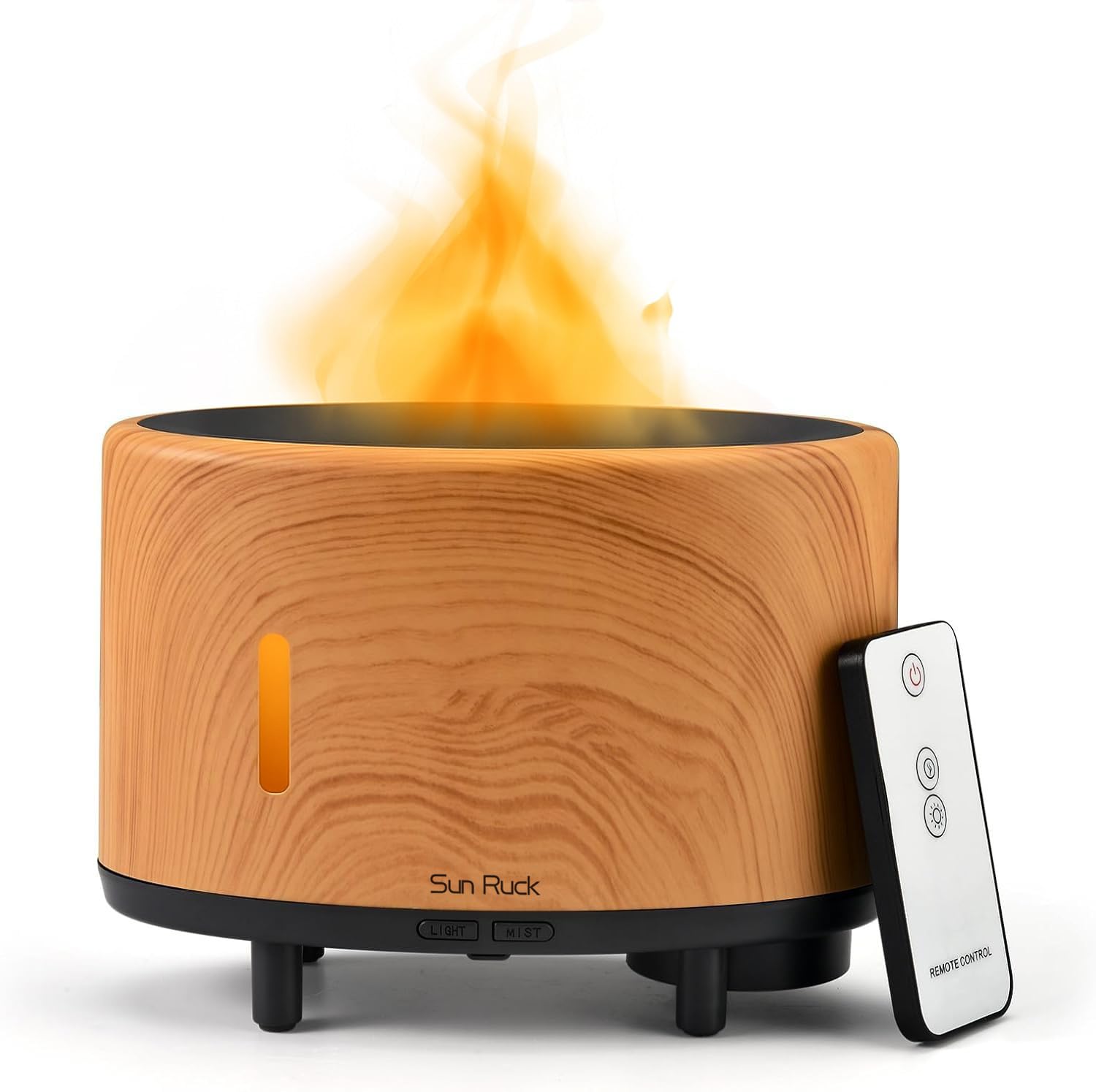 Amazon.co.jp: SunRuck アロマディフューザー アロマ加湿器 ファイヤー