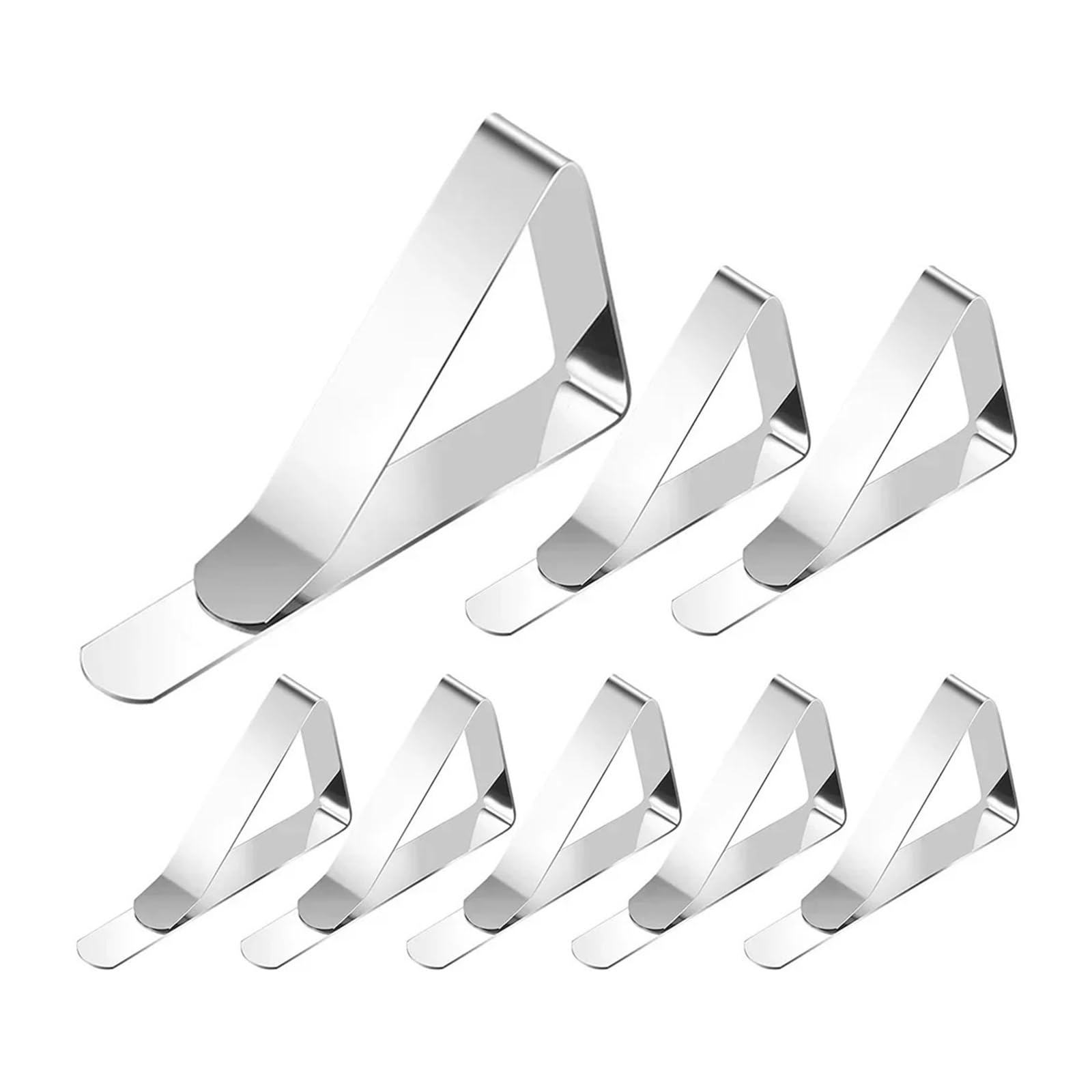 ELzkvftn Stainless Steel Picnic Tablecloth Clips