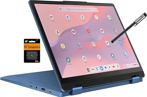 Lenovo IdeaPad Flex 3 2022 - Chromebook con pantalla táctil HD 2 en 1 de 11.6 pulgadas (MediaTek MT8183 de 8 núcleos, 4 GB de RAM, 64 GB eMMC, lápiz
