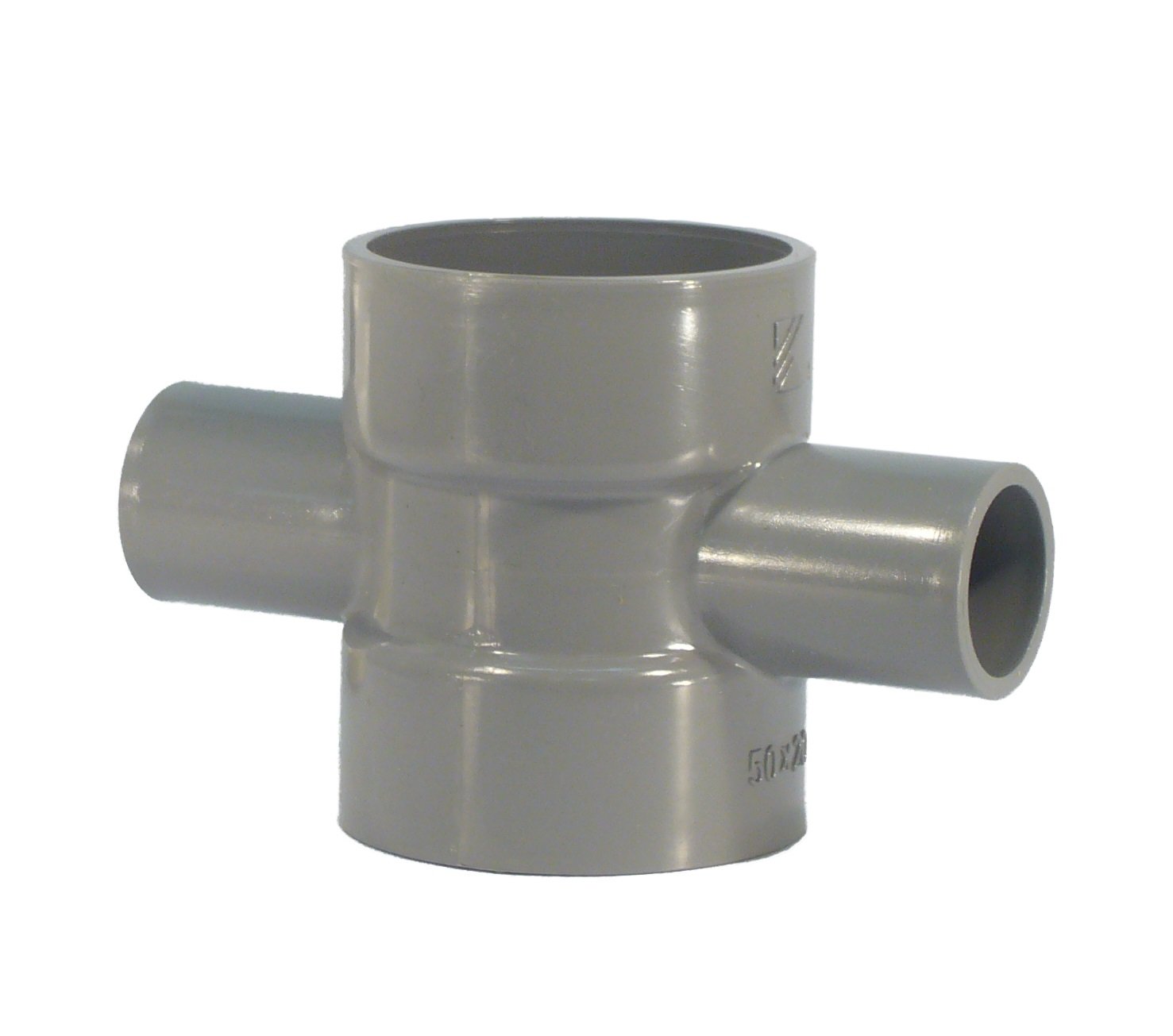 Amazon | 関西化工株式会社 継手 塩ビ製 十字ソケット (50A×20A) | DIY