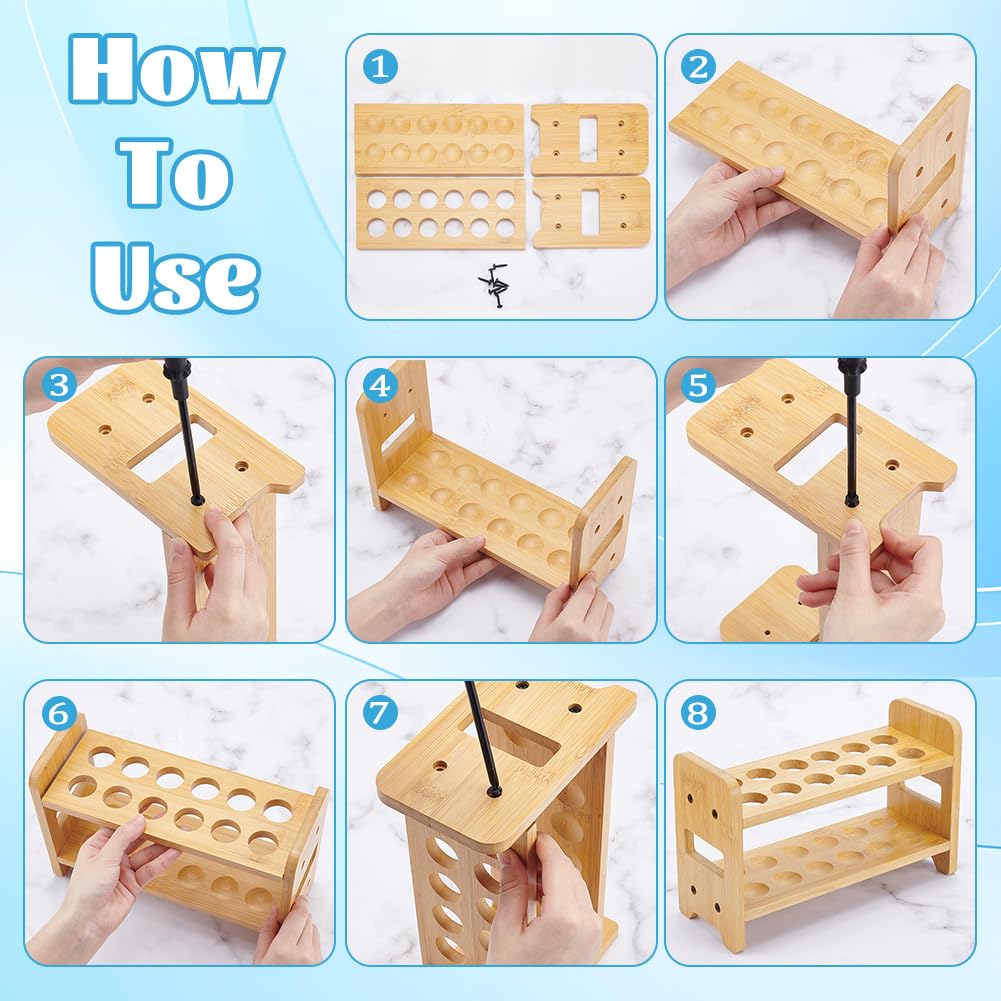 Peacoblue Home Wooden Test Tube Vial Shot Glasses Jamaica