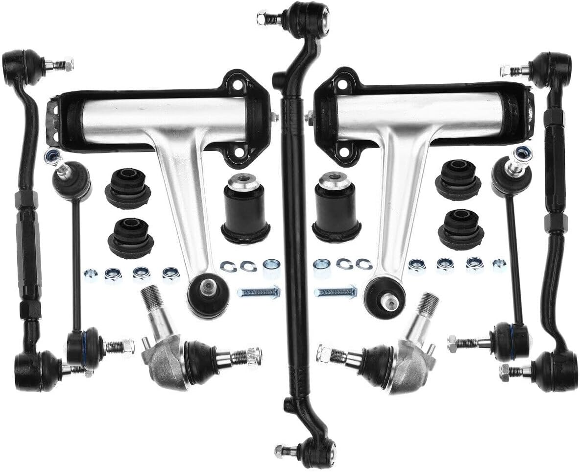 Tie Rod End Control Arm Suspension Kit Left Right Front Upper Driver Passenger Side W140 for S420 1994-1999
