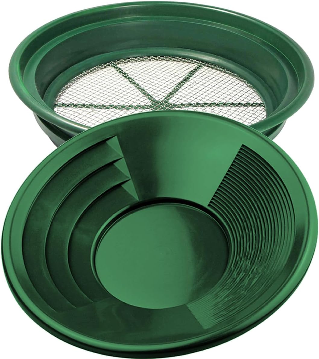 Amazon.com: DRAGONXT 1/4" Mesh Classifier Sifting Pan Fits on 5 Gallon ...