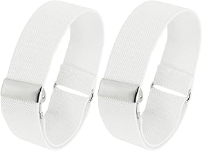 PATIKIL Adjustable Arm Bands, Anti-Slip Sleeve Garter Elastic Shirt Sleeve Holders for Men Women