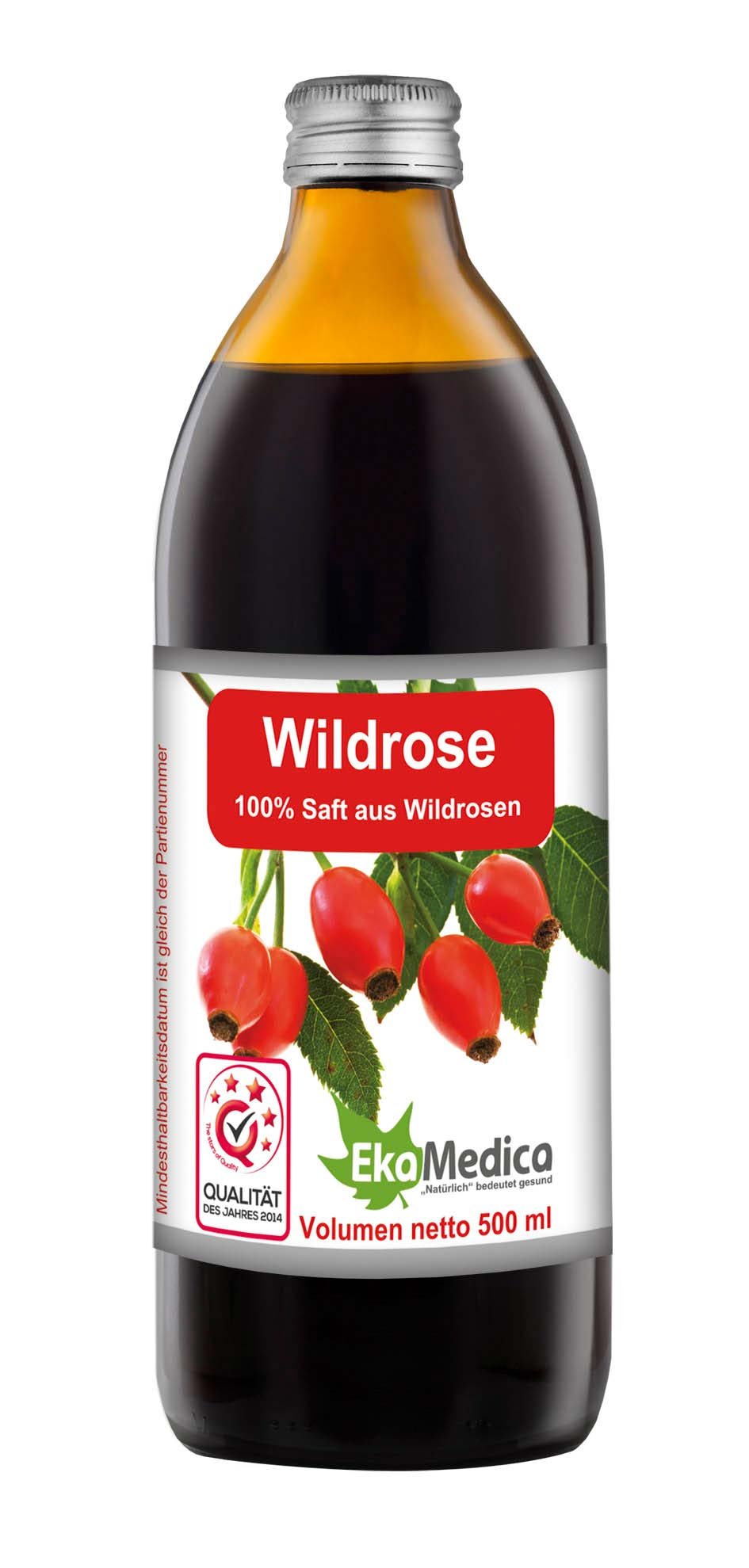 100% Eka Medica Rosehip Juice 500ml