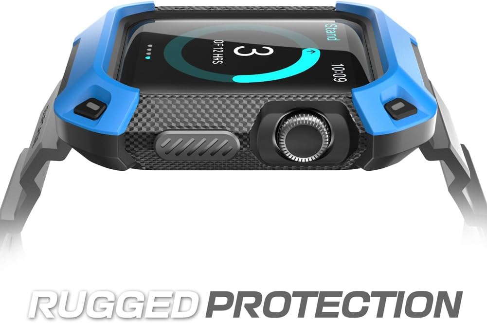 Apple Watch 2 Case, SUPCASE [Unicorn Beetle Pro] Rugged Protective Case with Strap Bands for Apple Watch Series 2 2016 Edition [42mm, Compatible with Apple Watch 42 mm 2015 2016 ](Blue)
