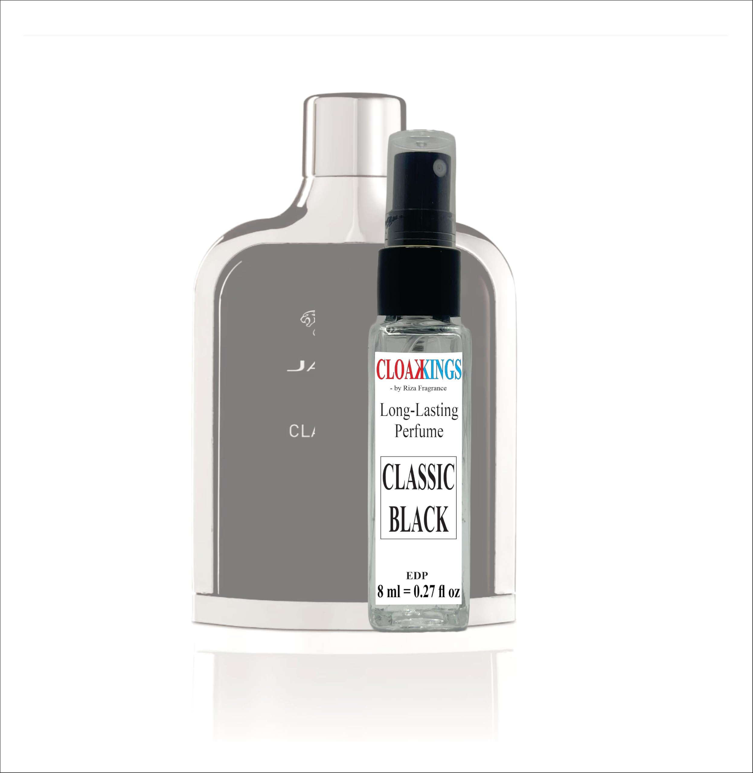 Classic Black Unisex Long Lasting Perfume for Men & Women | 8 ml Pocket Perfume | Citrus Mandarin Orange, Spicy Nutmeg, Woody Virginia Cedar Notes | Premium Masculine Fragrance Travel Size Perfume-picture-40