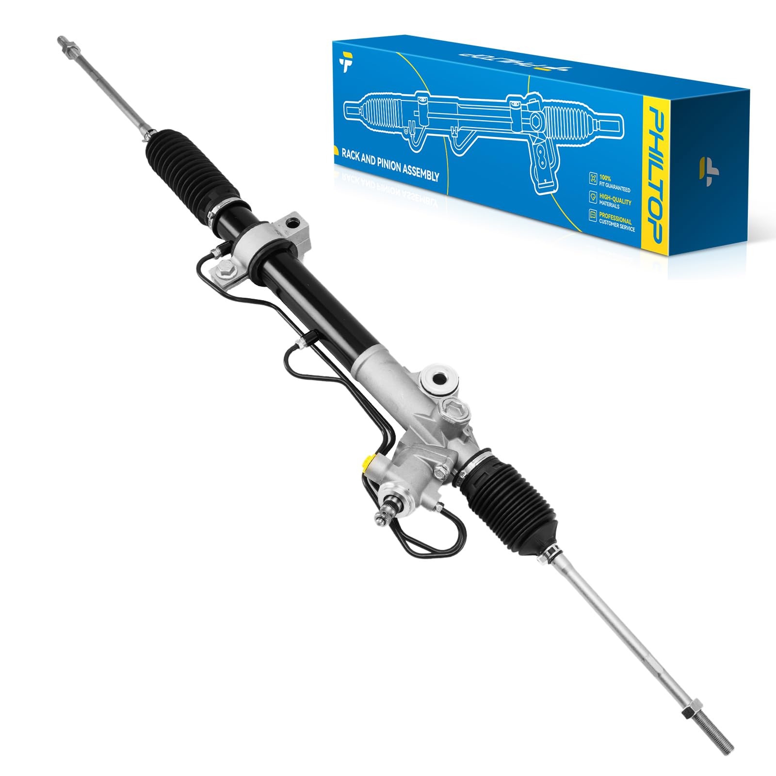 PHILTOP Power Steering Rack and Pinion Assembly Compatible with 2004-2008 Maxima, 2002-2006 Altima 3.5L Replace 26-3014, 263014, 49001ZB010, 49521N-image-18