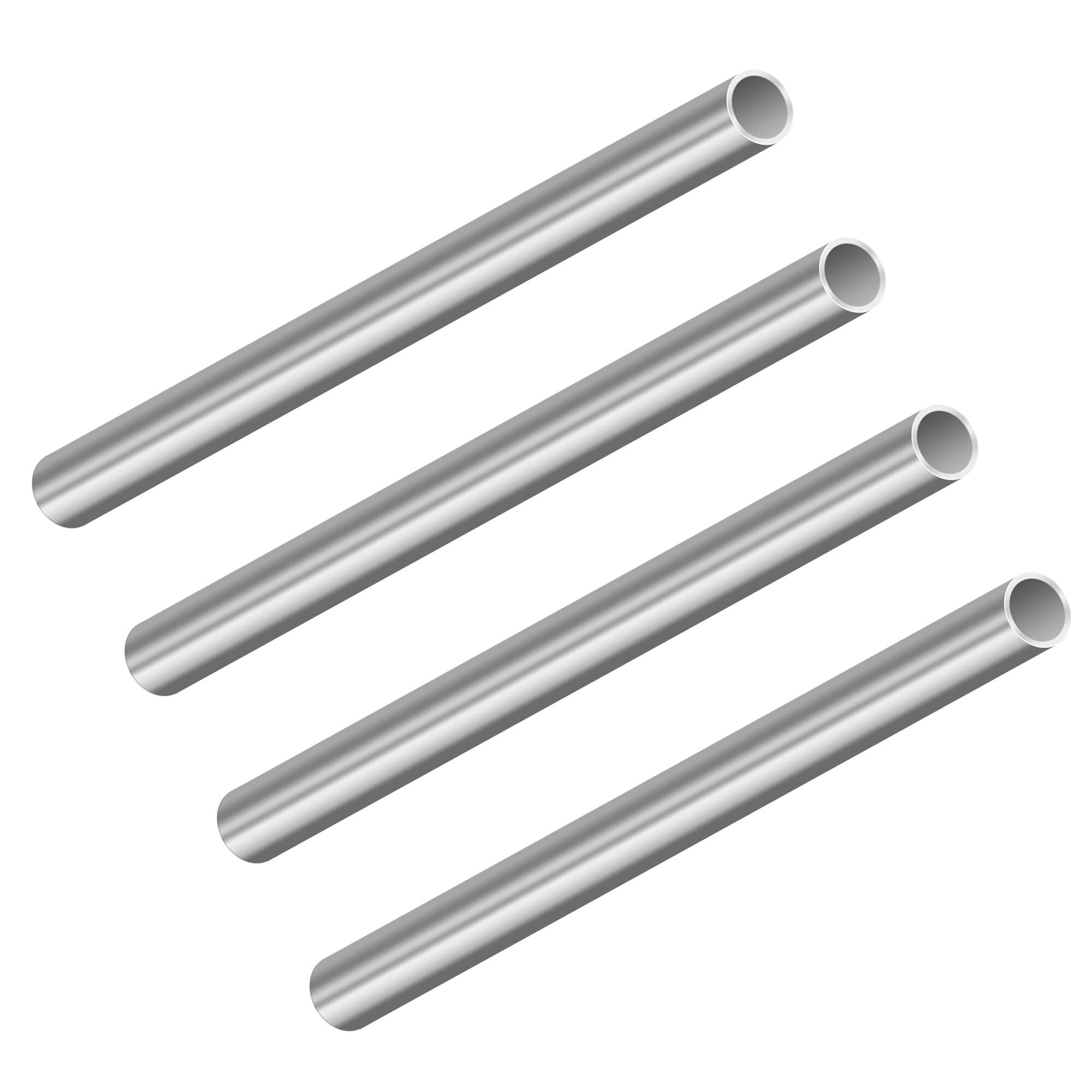 304 Stainless Steel Tube, 304 Stainless Tubes 2-13mm OD x 0.5-1mm Wall 200mm 4 Pack(13mm x 1mm x 200mm)