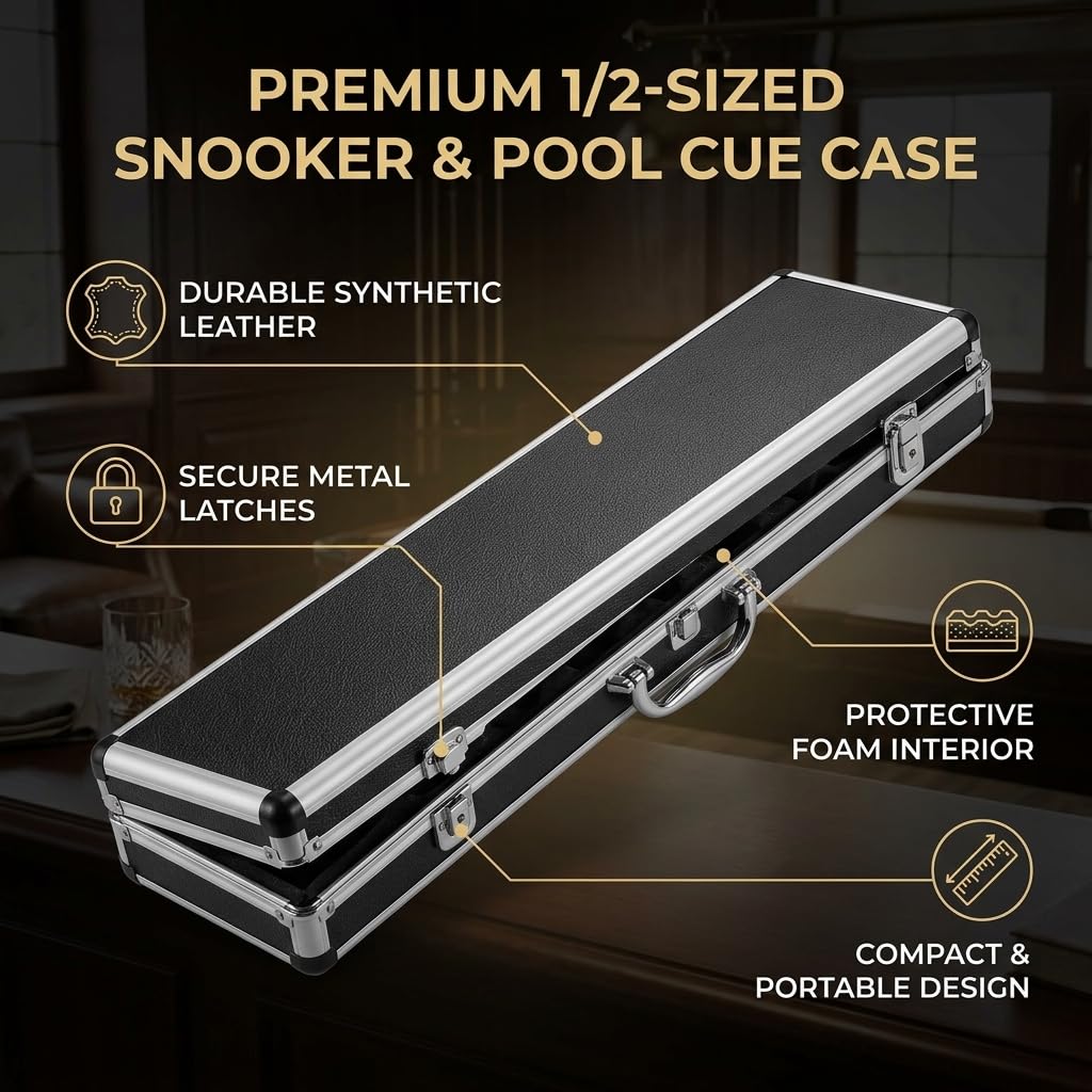 Étui pour Queue de Billard Snooker, Doublure en Mousse Souple, Protection du Support de Rangement, pour Accessoire de Billard