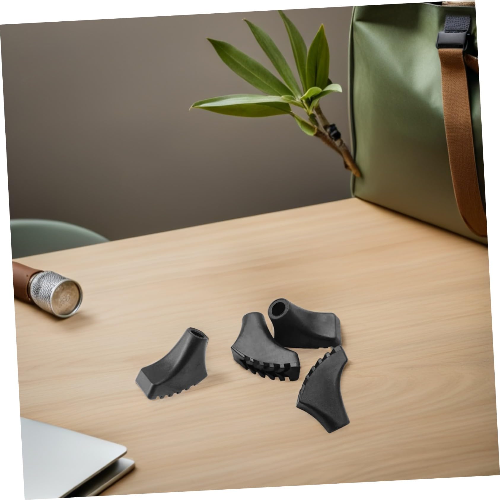 Anneome 12piezas Funda de Goma para Pies de Bastones de Senderismo Puntas de Repuesto Accesorios para Trekking Camping y Escalada