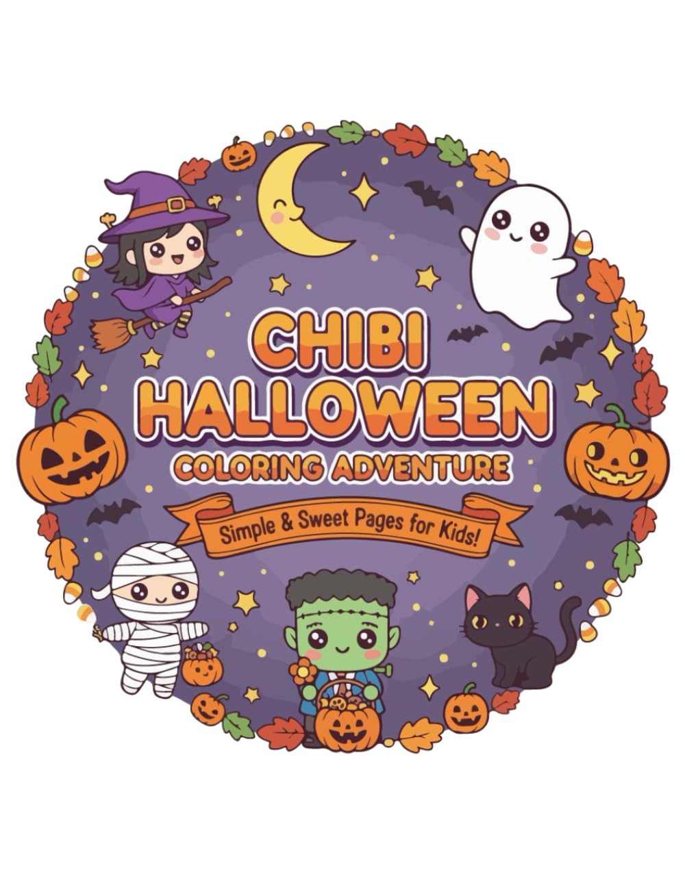 Boo-tiful Halloween Coloring Book for Kids: Fun and Spooky Halloween Designs for Boys and Girls Ages 4–8